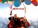 Jonathan Trappe, KJ4GQV, crossing the Alps in his cluster balloon [Jonathan Trappe, KJ4GQV, photo via AMSAT-UK]